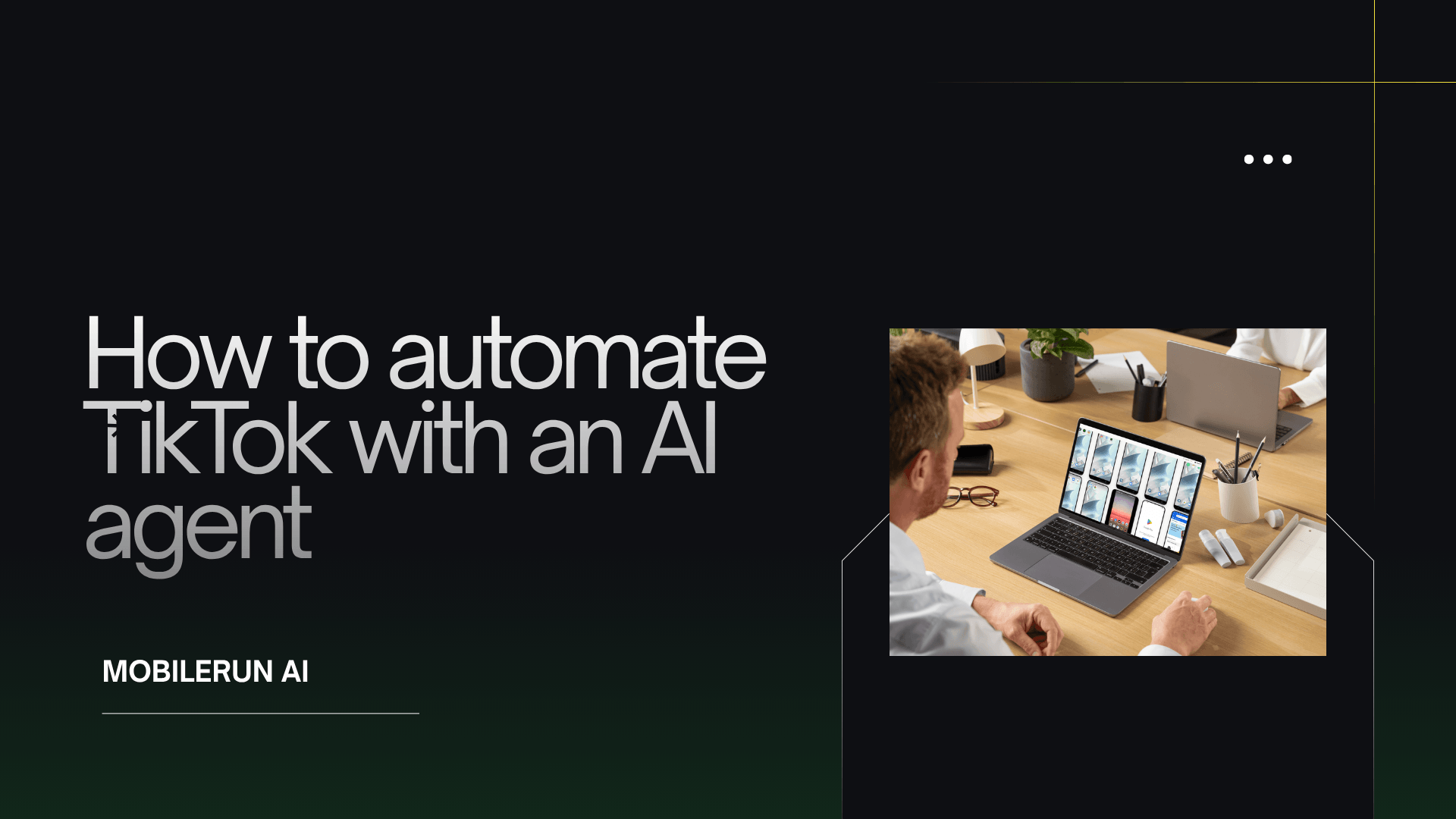 How to automate TikTok with an AI agent